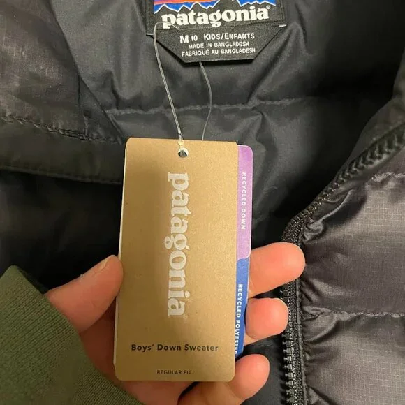 Patagonia Boys' Down Sweater Jacket (NWT) - Picture 3 of 4